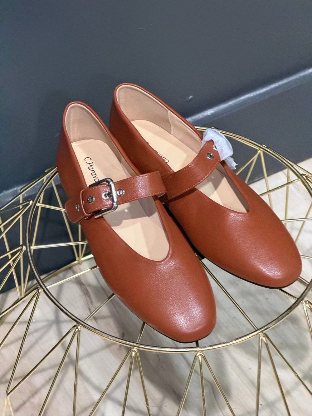 C.Paravano Remy Mary Jane Flats